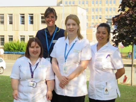 sath health care nhs achieve opportunity assistants given job dream pictured their fiona gemma farrington facilitator katy clinical preece joy