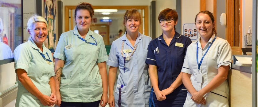 Nursing staff on ward 22S