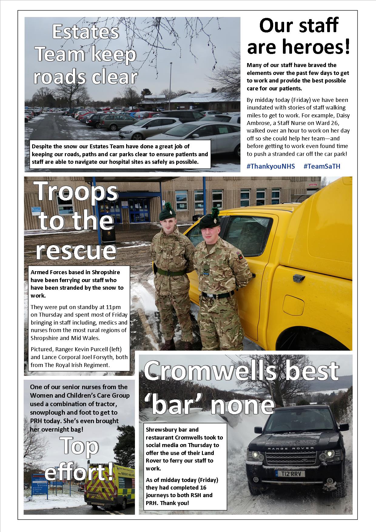 Team SaTH defies Storm Emma SaTH