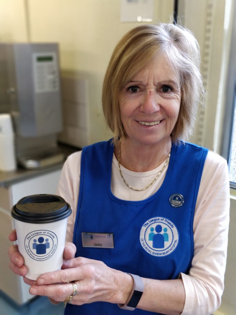 Hospital League of Friends moves to compostable cups SaTH