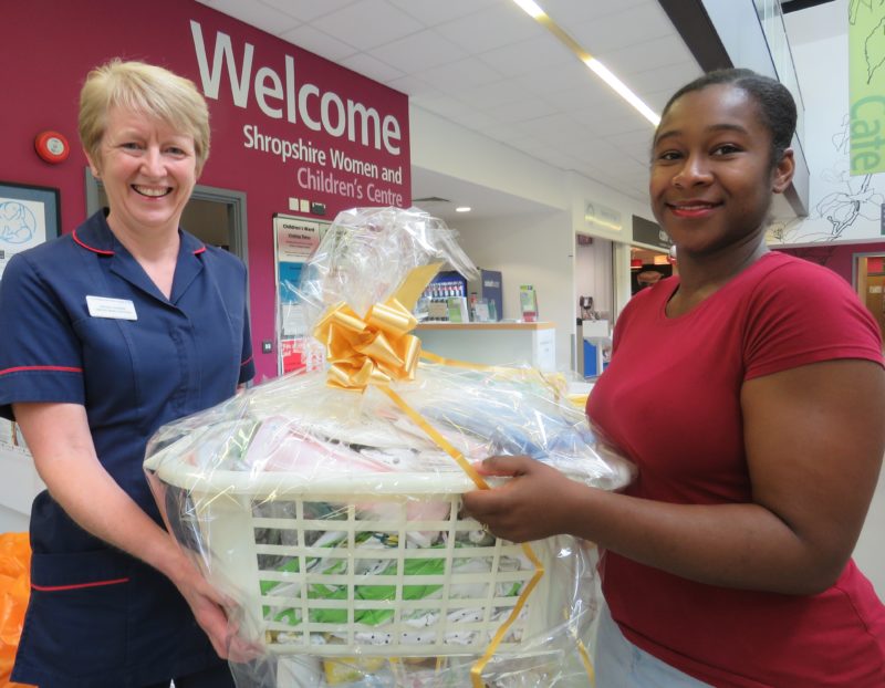 Families kindly donate baby gifts to delivery suite at PRH SaTH