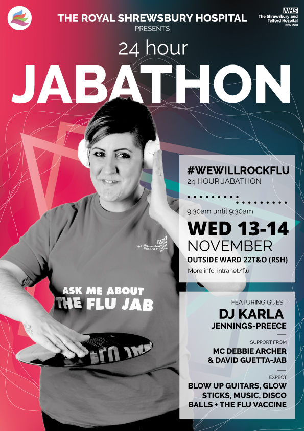 24hour Flu ‘Jabathon’ at SaTH SaTH