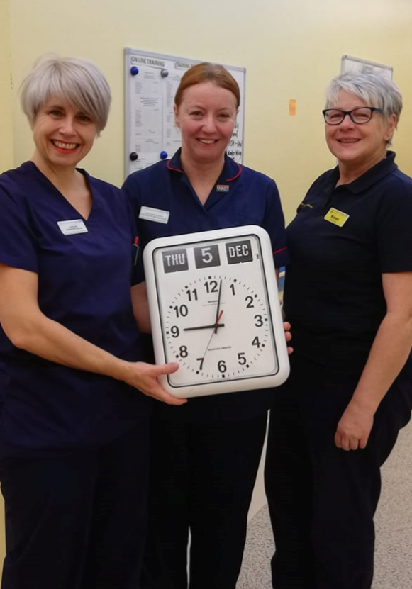 Patients benefit from additional Dementiafriendly clocks SaTH