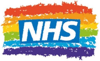 NHS rainbow badge