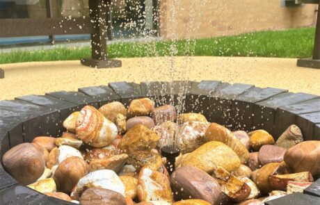 Water Feature in Captain Tom's Garden