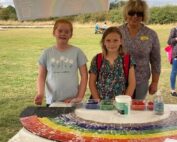 Julia Clarke with the Girl Guides
