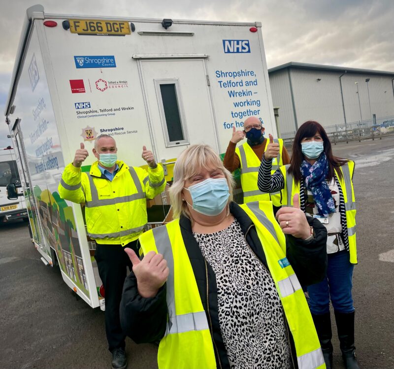 Betty the Covid19 vaccination Bus making her first stops this weekend
