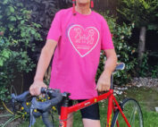 Ian Roth pictured with his bike