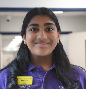 A picture of Volunteer Amisha Venkatesh