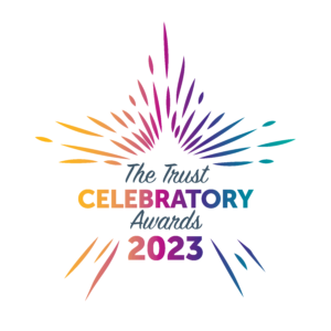 Logo for the Trust's Celebratory Awards 2023