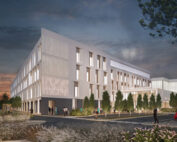An image/concept of the new main entrane at the Royal Shrewsbury Hospital