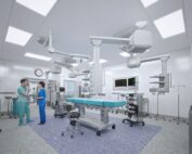 An artist's impression of an operating theatre at the hub