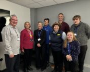 Interns pictured with SaTH colleagues