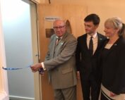 John Owen and his family opening the OWEN room in SECC.