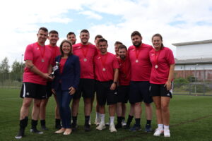 Team from West Midlands Ambulance with the Runners Up Cup