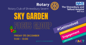 Purple header containing information about Focus group on 02 December 2025