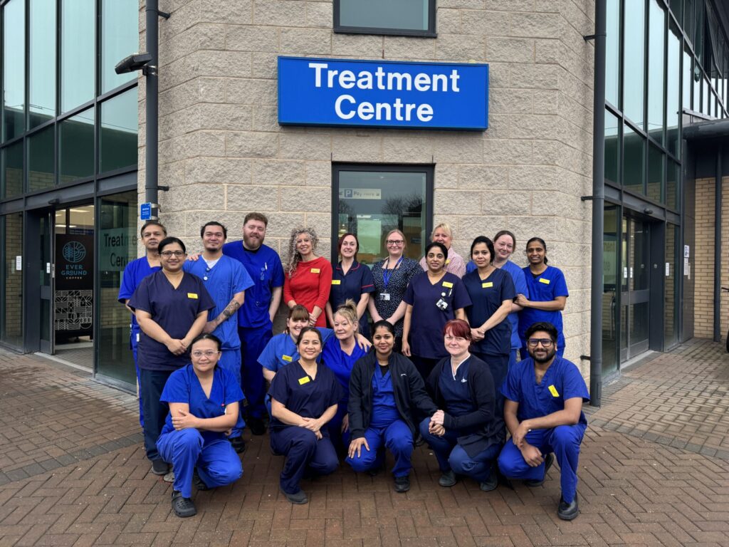 The Endoscopy Team outside the RSH Treatment Centre.
