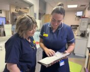 Becky Hammond with Natalie Hall