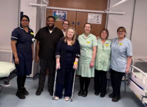 Katrina Haynes was the first Day 0 patient on Ward 5