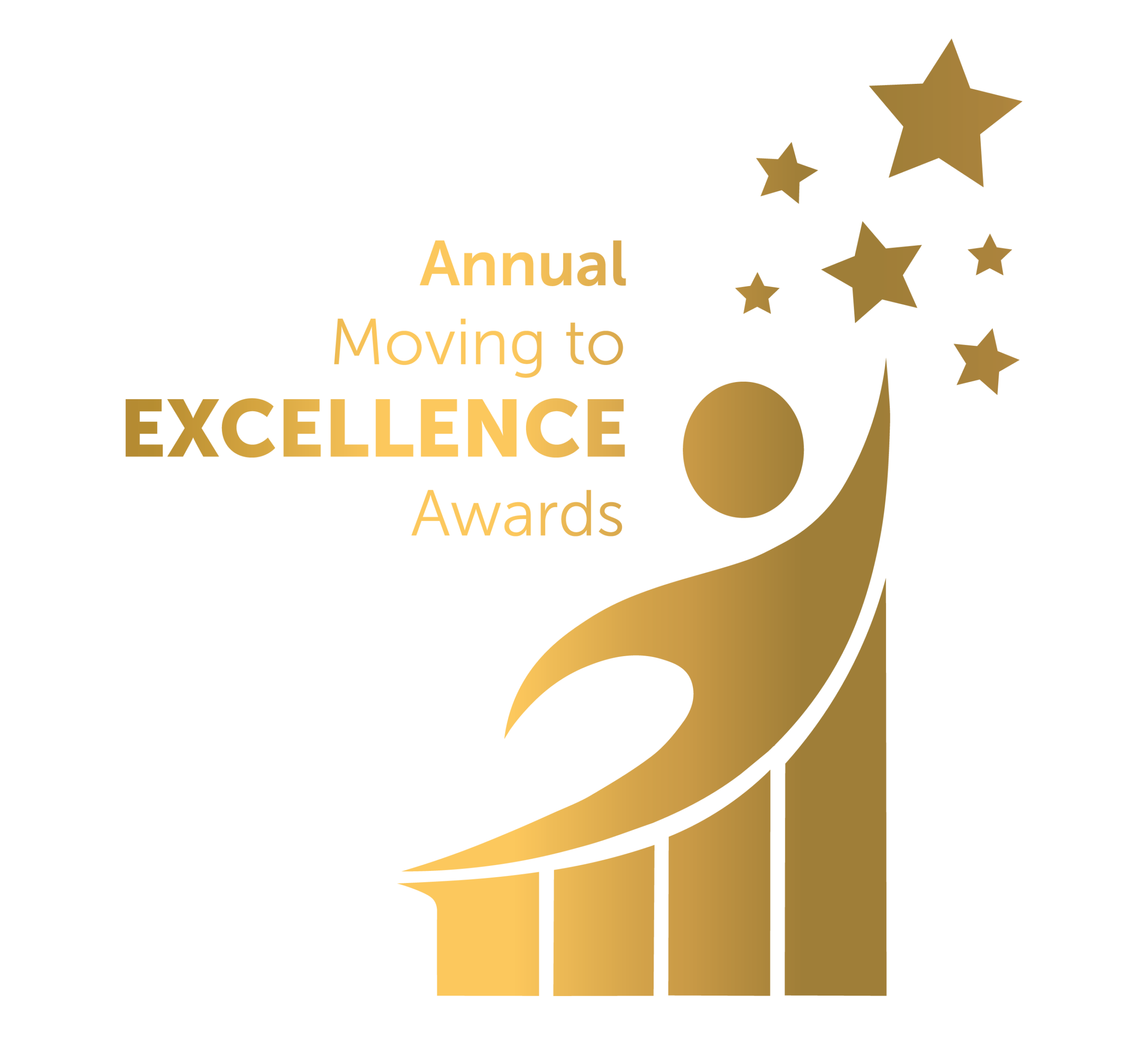 Moving to Excellence Awards Logo GOLD 2D Gold moving to excellence logo
