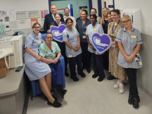 An image of Staff from Shrewsbury and Telford Hospital, Vital Energi and Shrewsbury and Telford Hospital Charity at the opening of the new room
