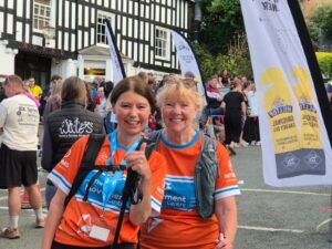 Jules Lewis, Swan End of Life Care Lead Nurse, and Heather Pitchford, Staff Bereavement Support Trained Volunteer