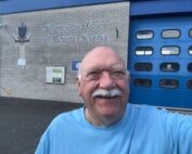 Graham Cheshire outside Ludlow Fire Station