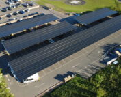 The solar car canopy. Credit ZLC Energy
