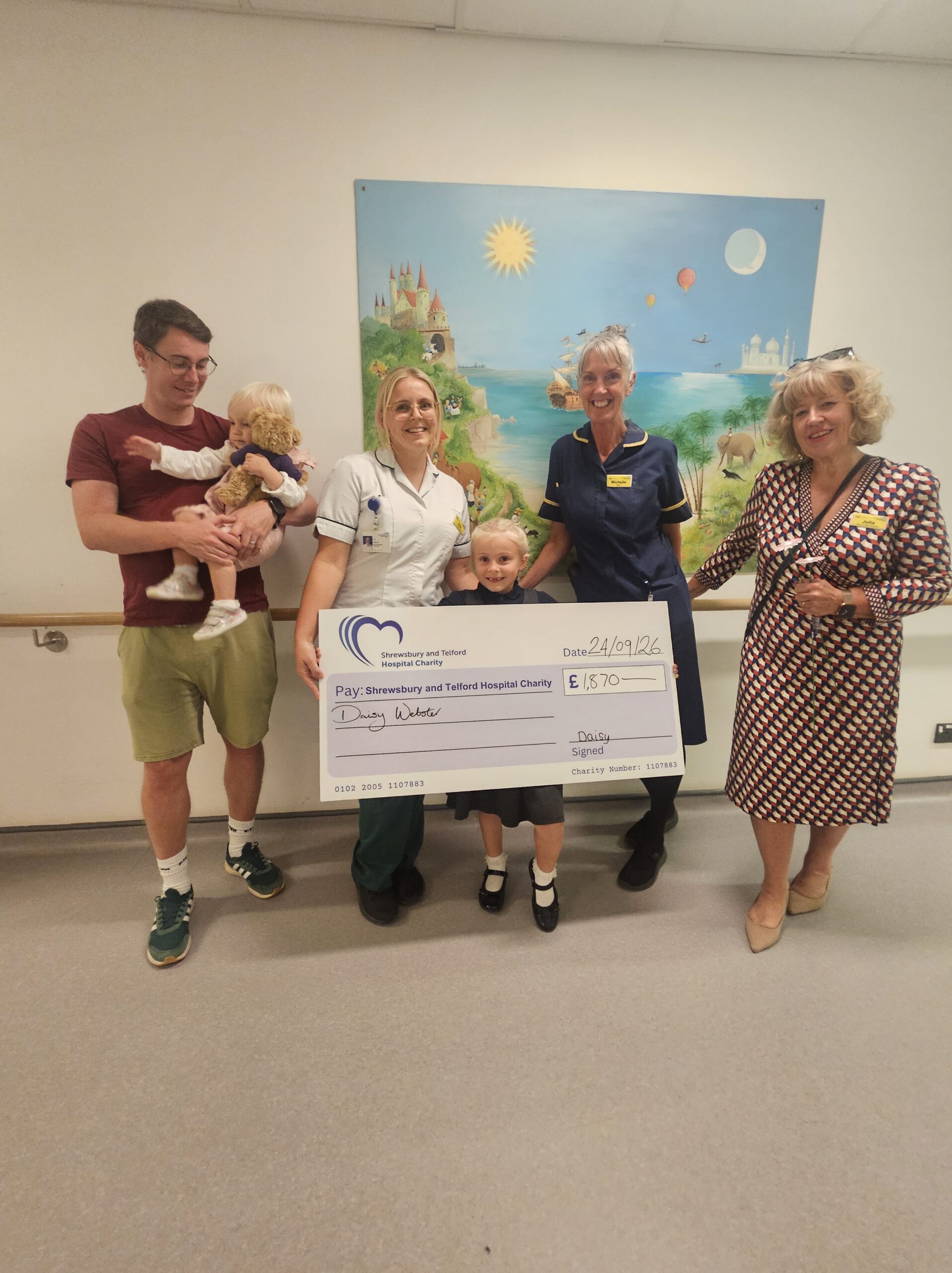 Inredible Ride Fundraising superstar, Daisy, 6, raises an incredible £1,870 for NHS ...